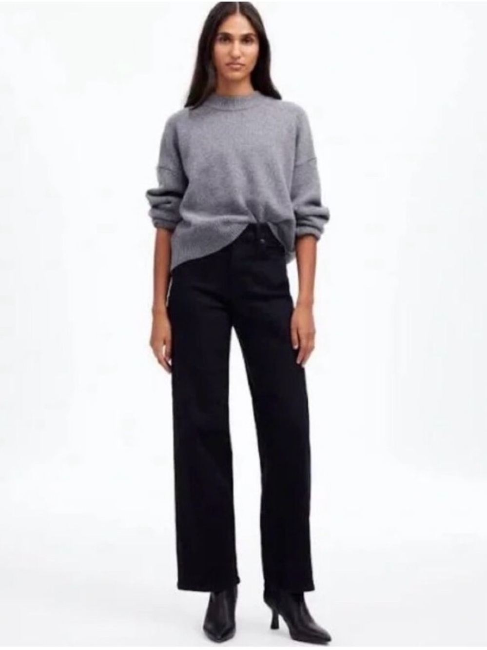 Madewell Women's High Waist The Perfect Vintage Wide Leg Jeans Size 25